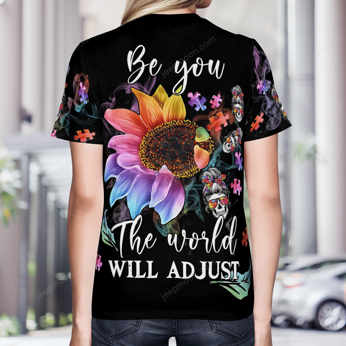 sunflower-jeep-valentine-be-you-the-world-will-adjust-t-shirt