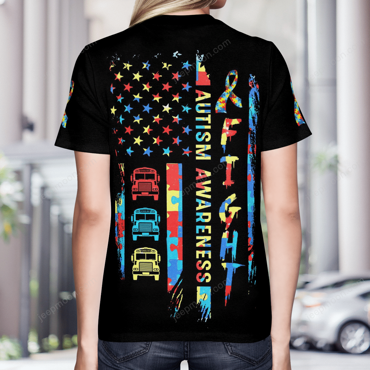 jeep-fight-autism-awareness-t-shirt