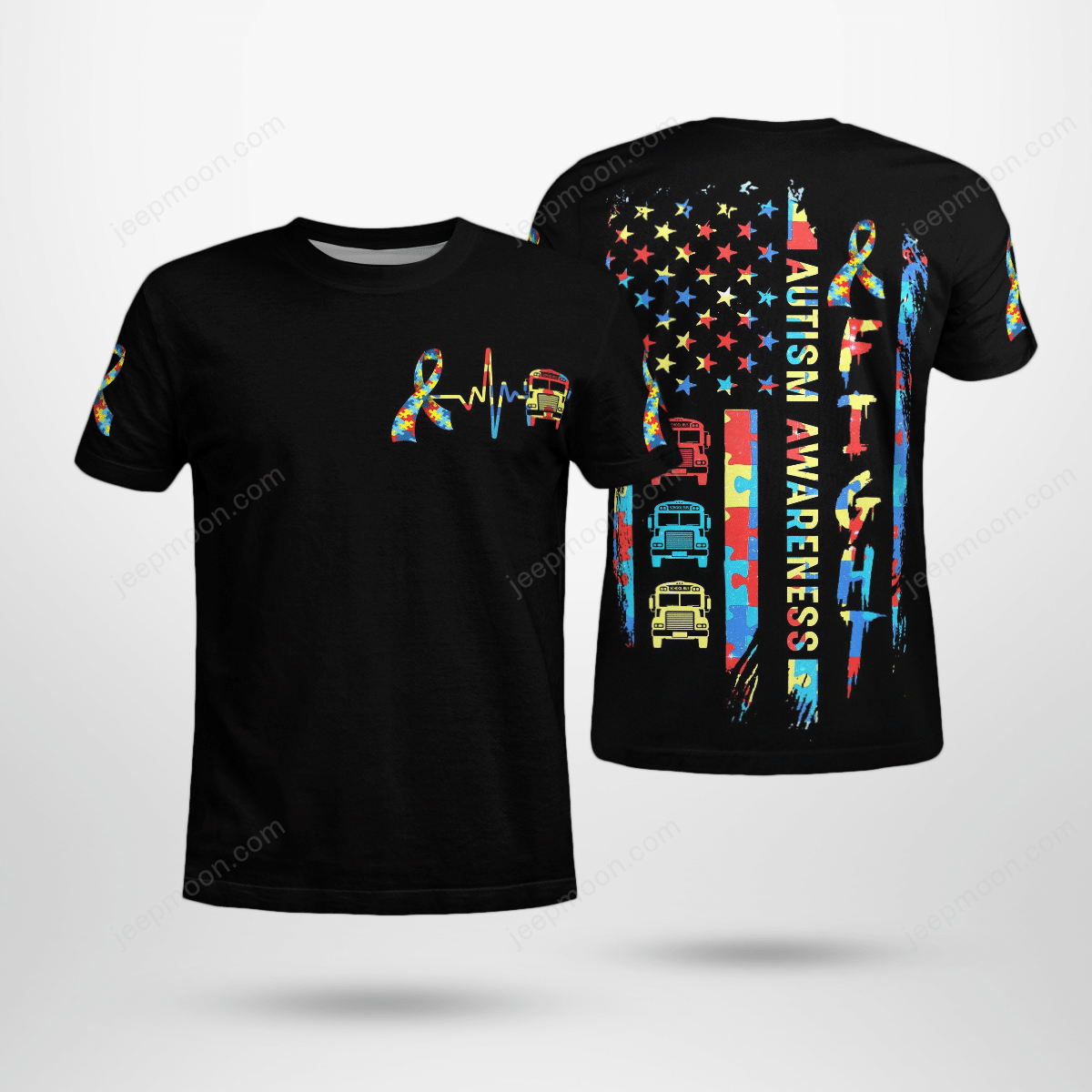 jeep-fight-autism-awareness-t-shirt