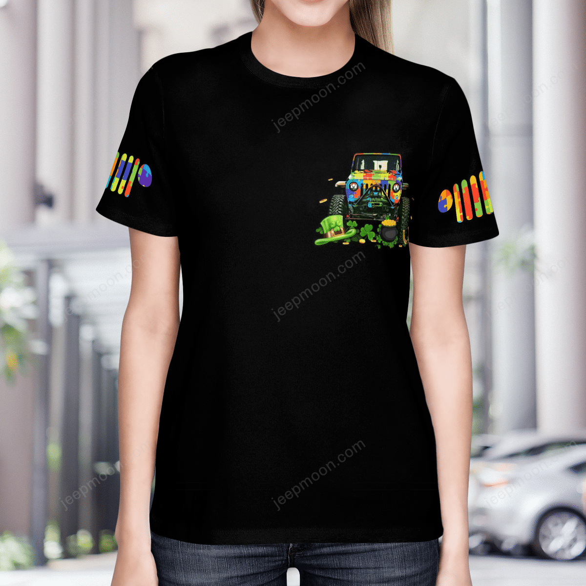 jeep-not-less-autism-awareness-t-shirt