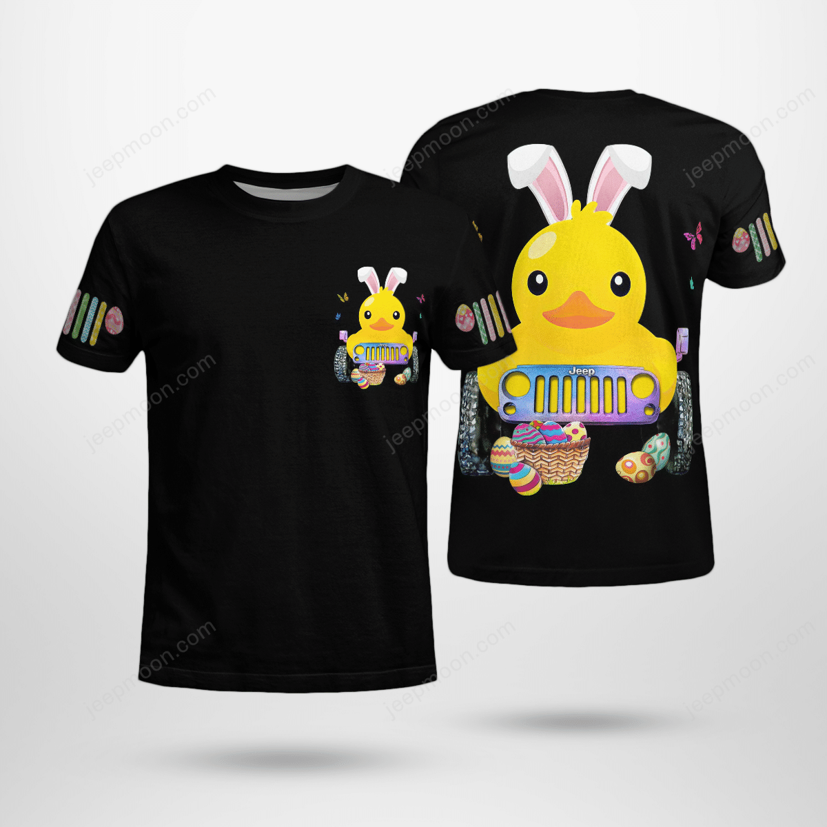 duck-jeep-rabbit-t-shirt-easter