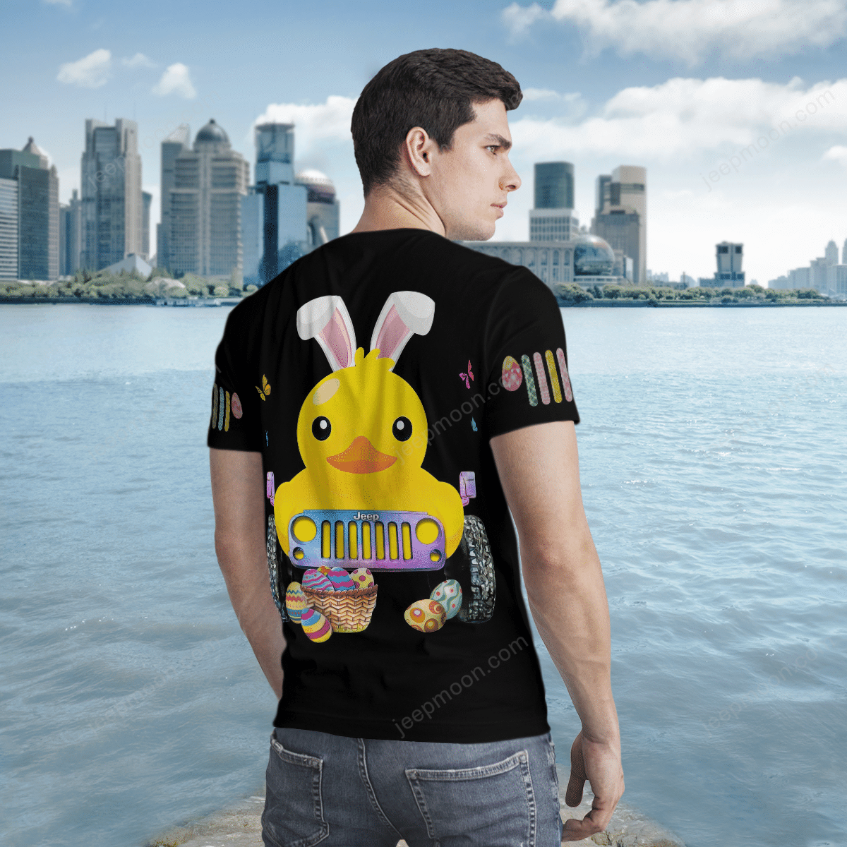 duck-jeep-rabbit-t-shirt-easter