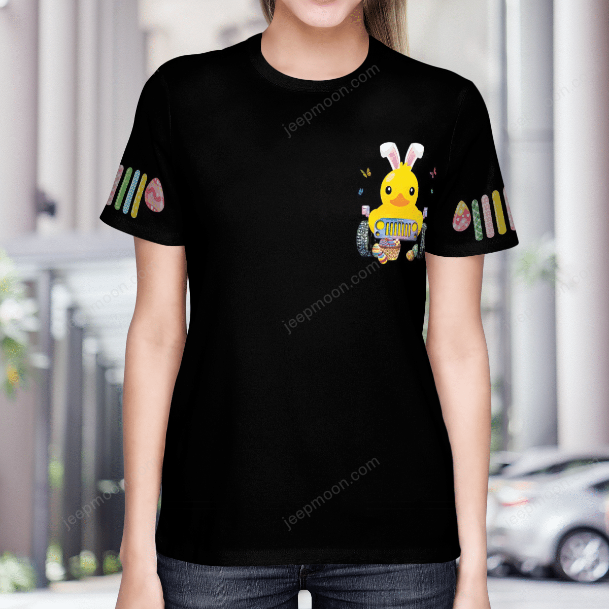 duck-jeep-rabbit-t-shirt-easter