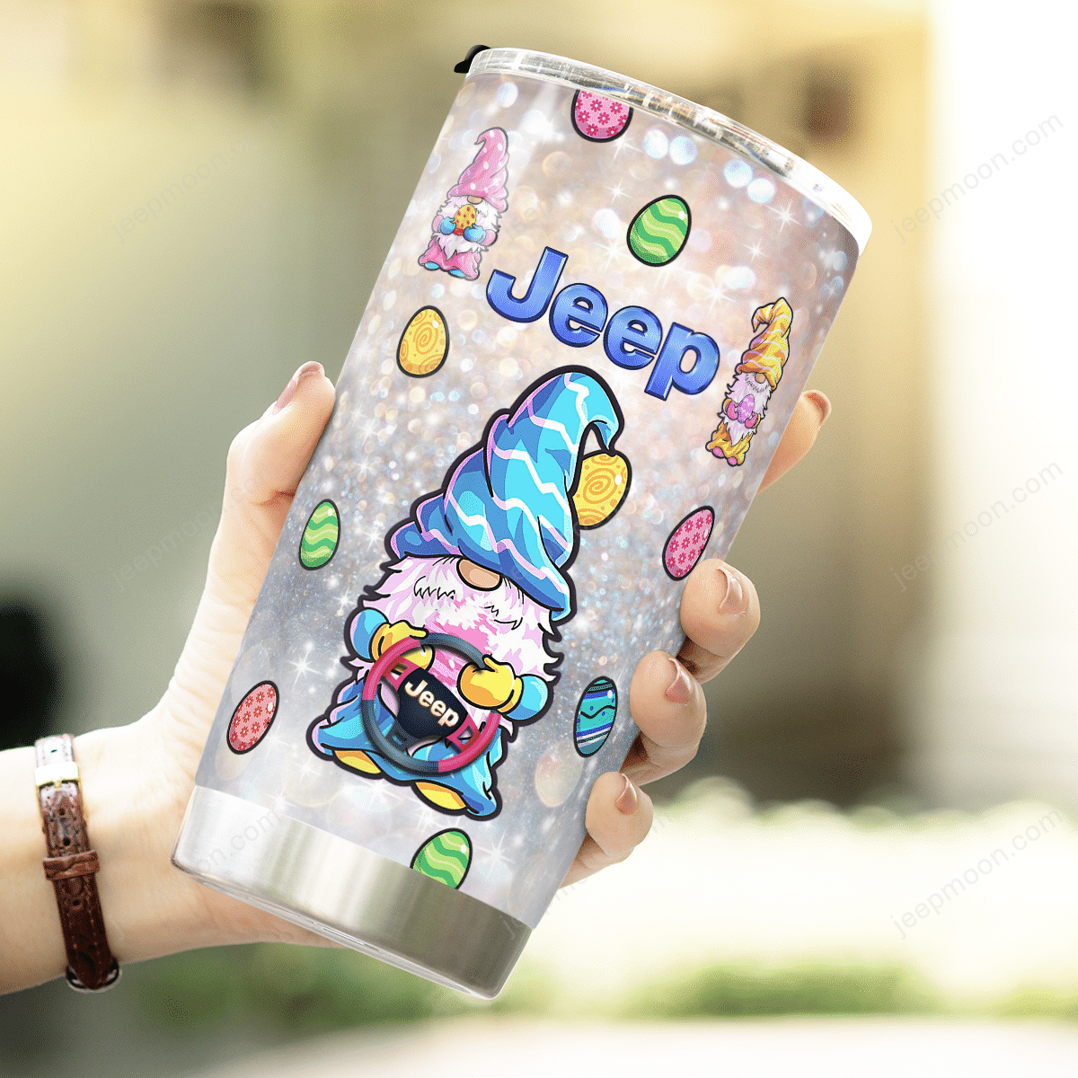 gnomies-jeeps-easter-tumbler