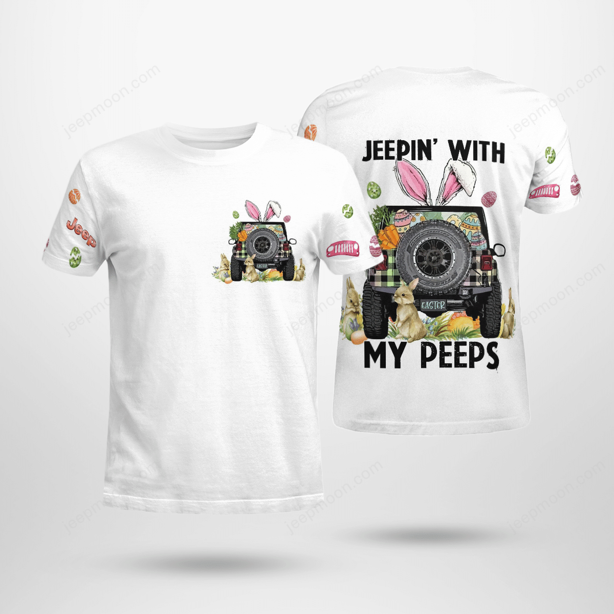 gnome-rabbit-easter-jeep-t-shirt