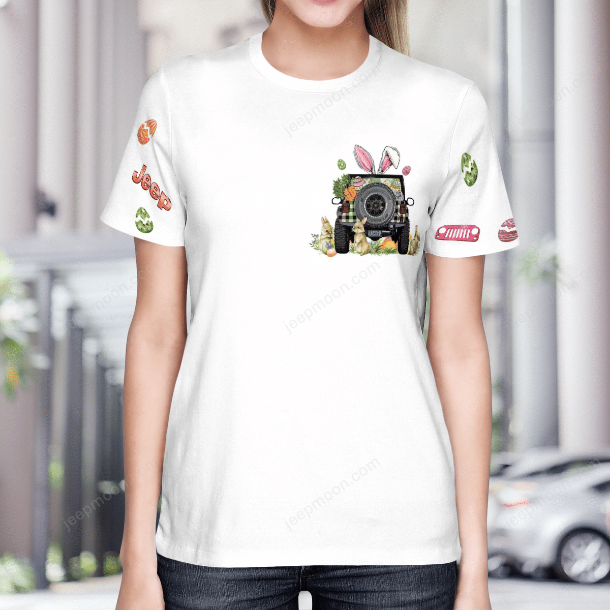 gnome-rabbit-easter-jeep-t-shirt