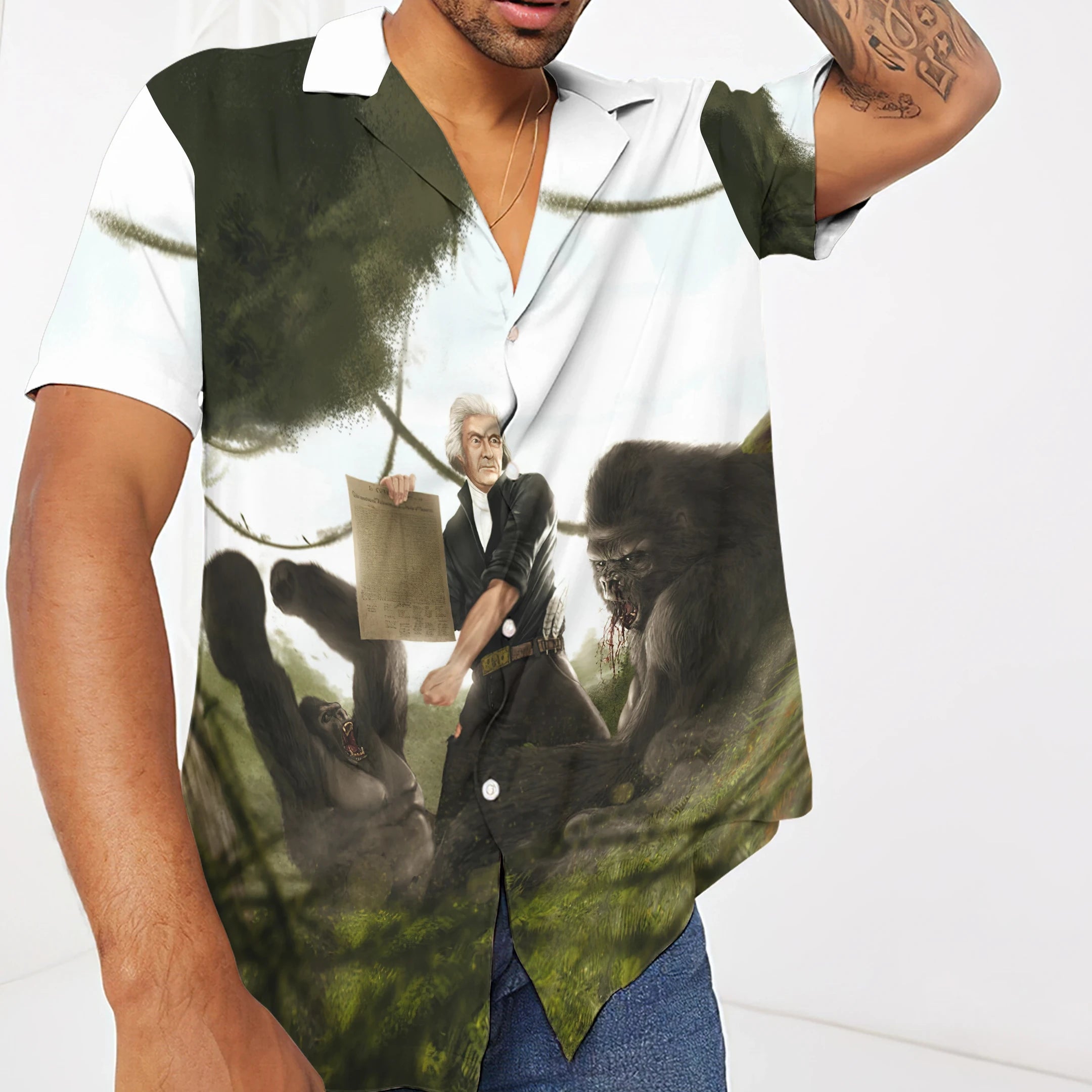 3d-thomas-jefferson-battling-a-gorilla-custom-short-sleeve-shirt-aloha-shirt-for-summer