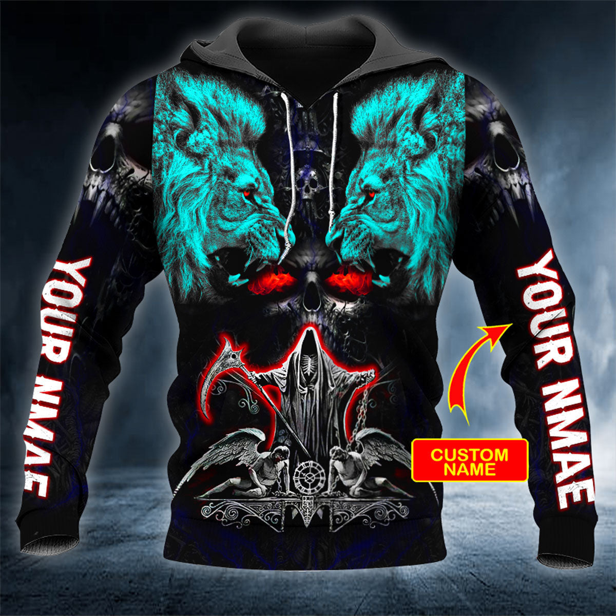 lion-combat-grim-reaper-skull-personalized-3d-printed-hoodie-60719279