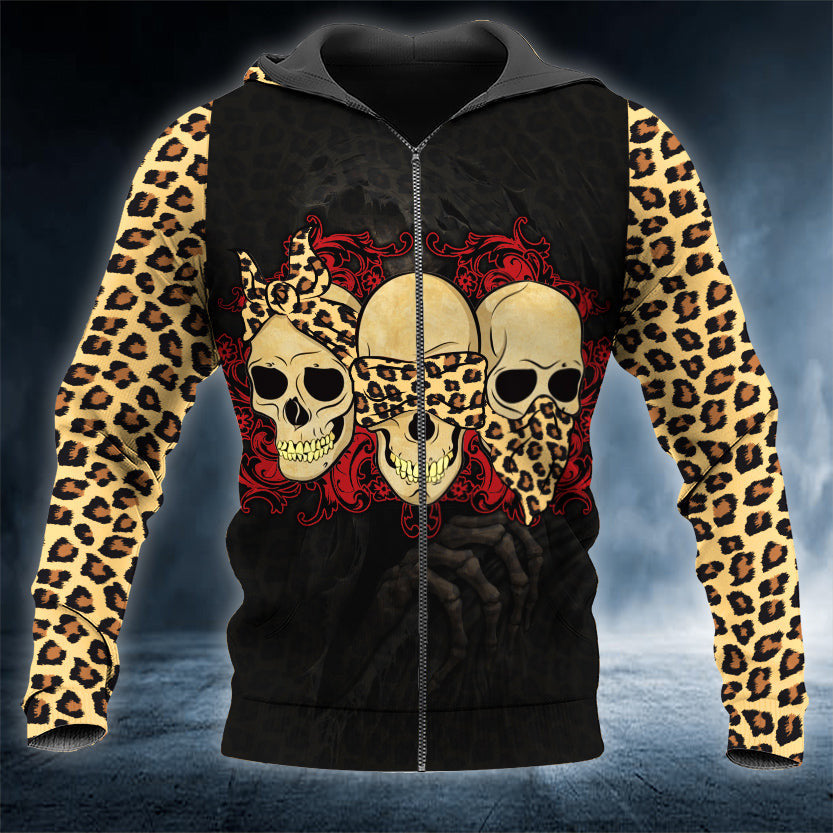 leopard-print-three-mom-skulls-3d-printed-hoodie