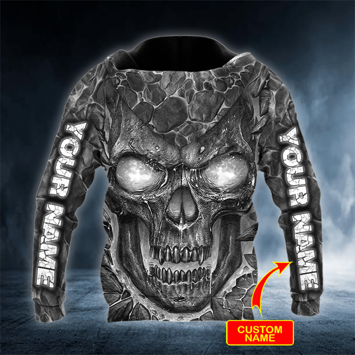 lava-blast-skull-personalized-3d-hoodies