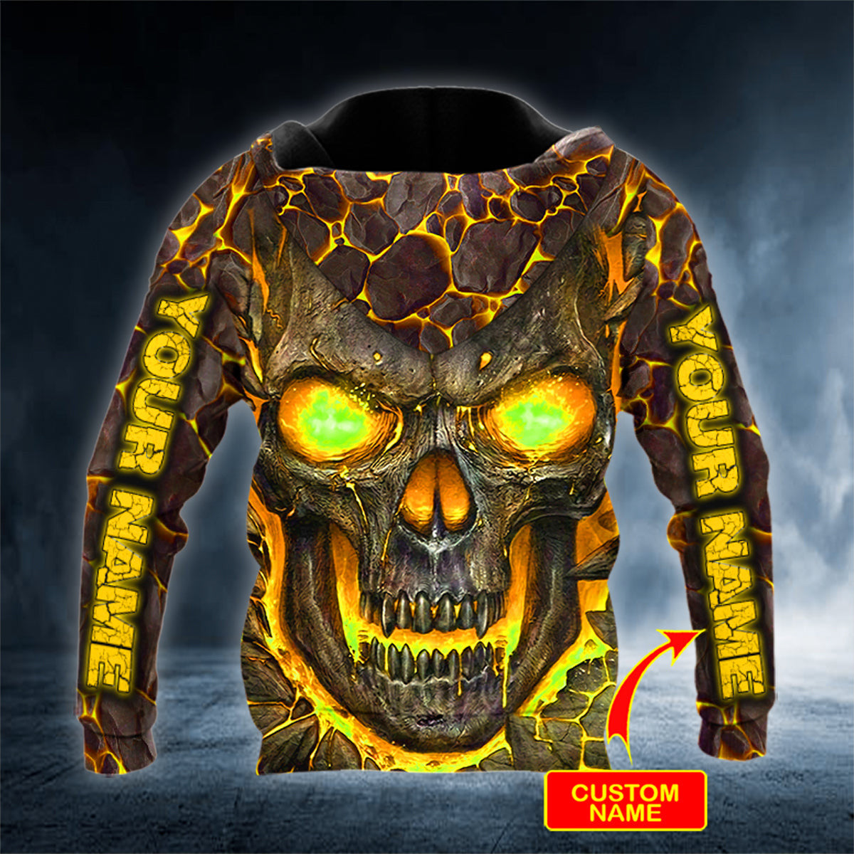 lava-blast-skull-personalized-3d-hoodies