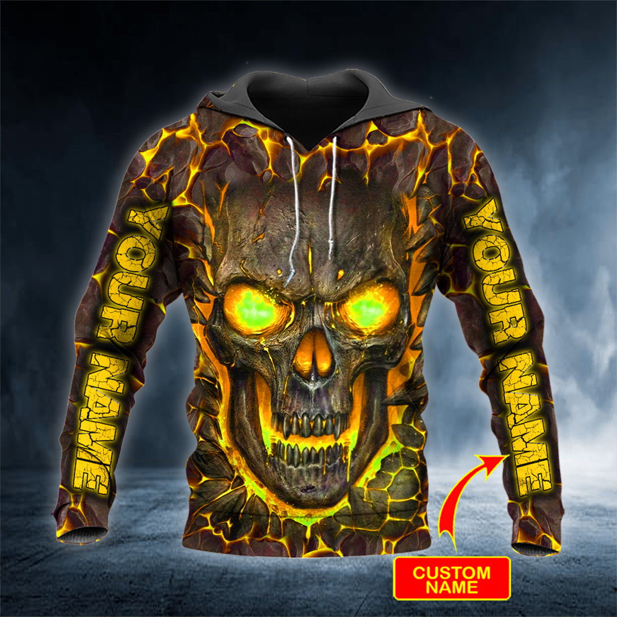 lava-blast-skull-personalized-3d-hoodies