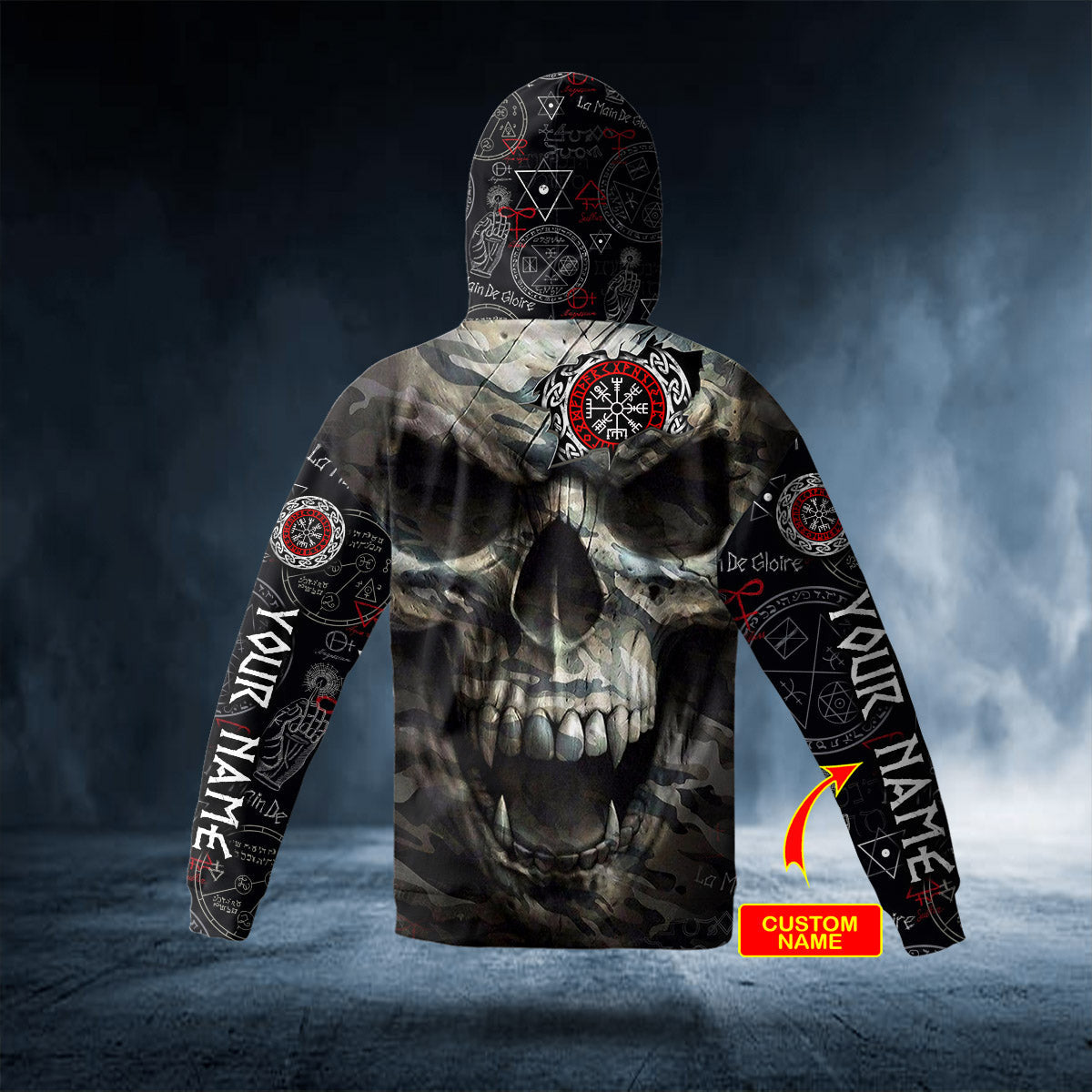 viking-compass-vegvisir-camo-skull-personalized-3d-printed-hoodie-81628889