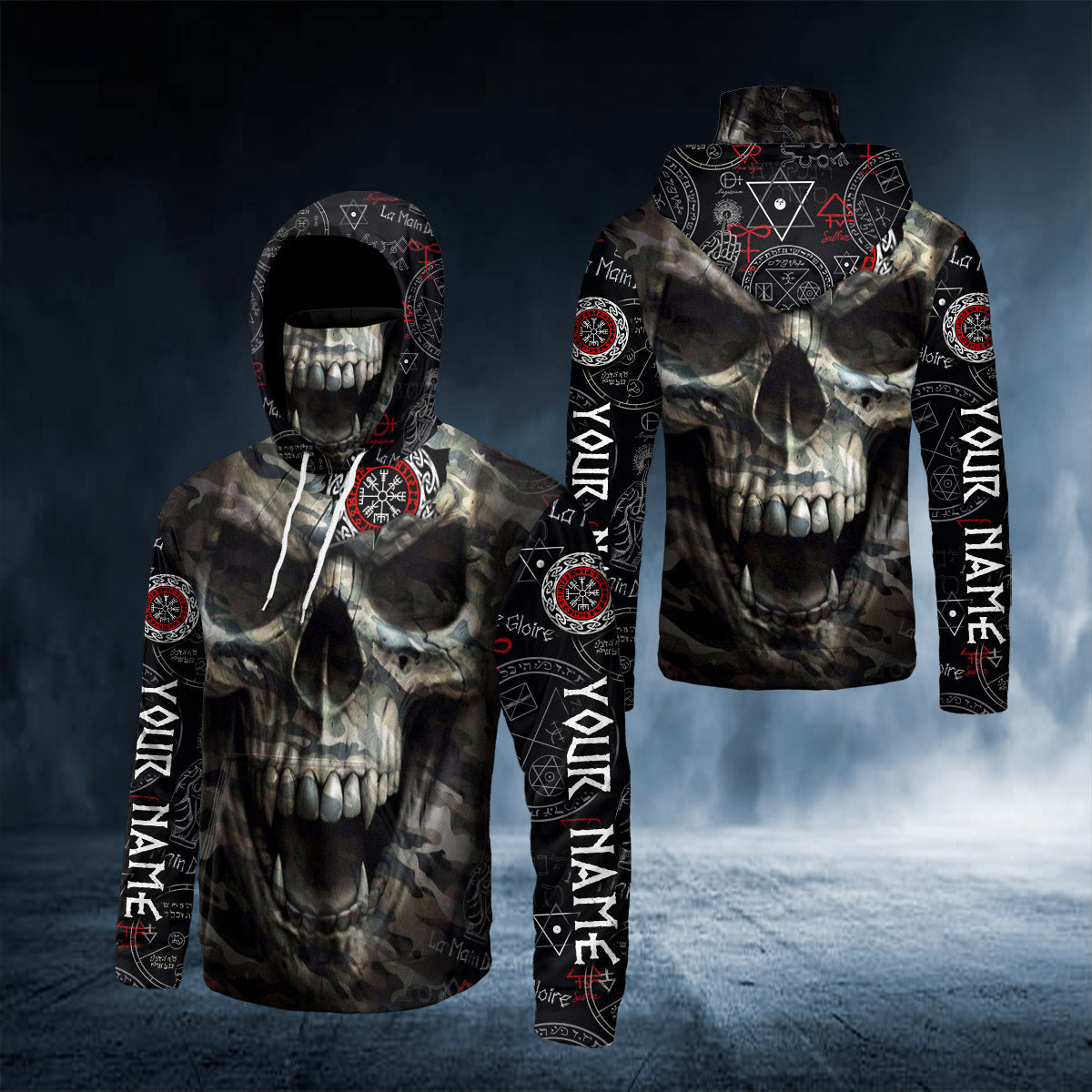 viking-compass-vegvisir-camo-skull-personalized-3d-printed-hoodie-81628889