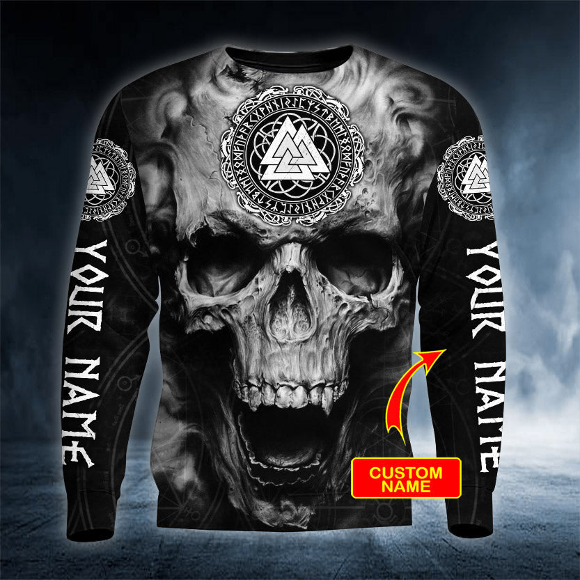 runic-compass-black-white-skull-personalized-3d-printed-hoodie-98114552