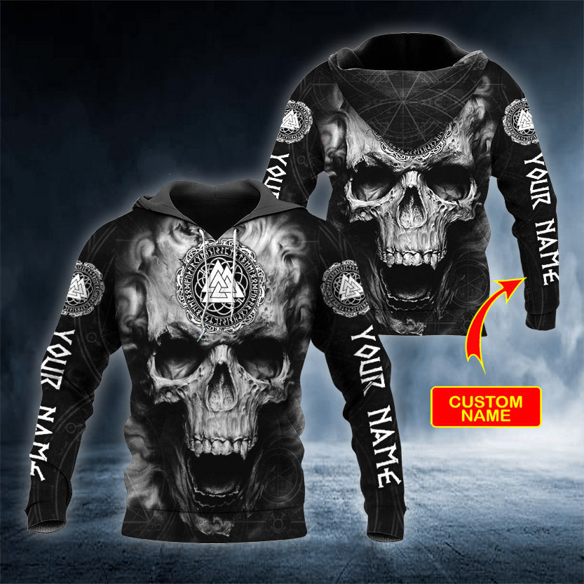 runic-compass-black-white-skull-personalized-3d-printed-hoodie-98114552