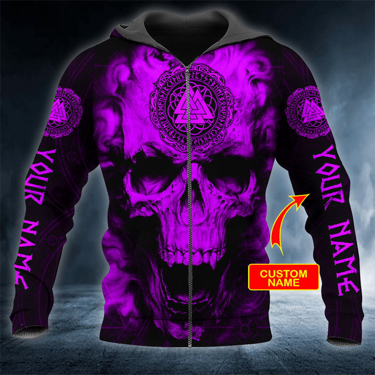 purple-valknut-viking-ghost-skull-personalized-3d-printed-hoodie-84262346