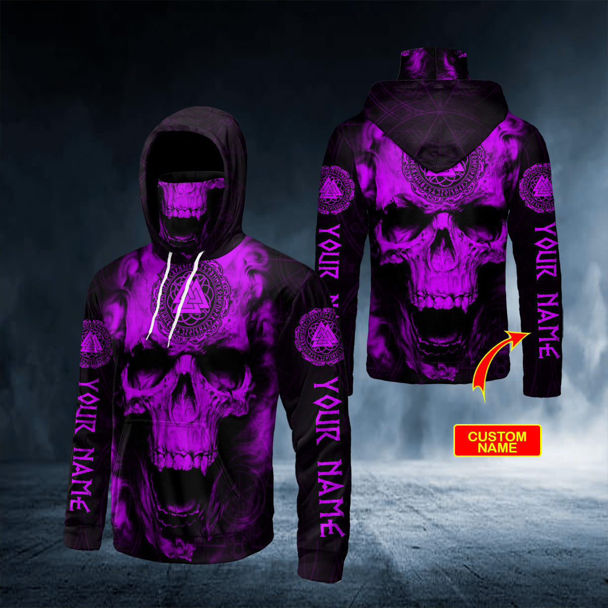 purple-valknut-viking-ghost-skull-personalized-3d-printed-hoodie-84262346