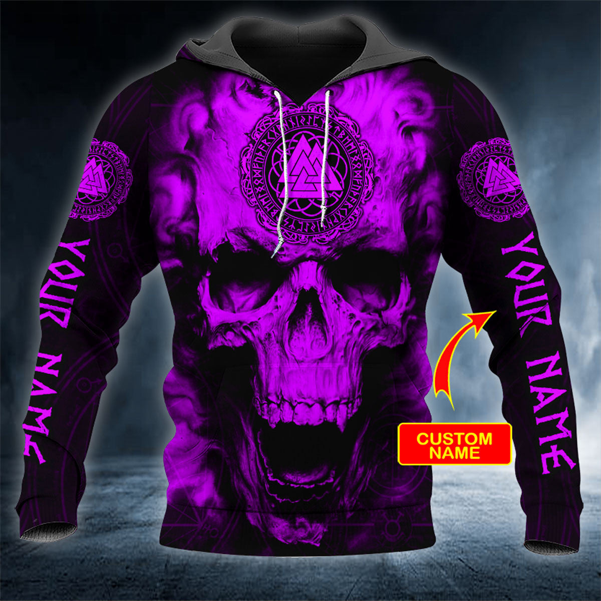 purple-valknut-viking-ghost-skull-personalized-3d-printed-hoodie-84262346