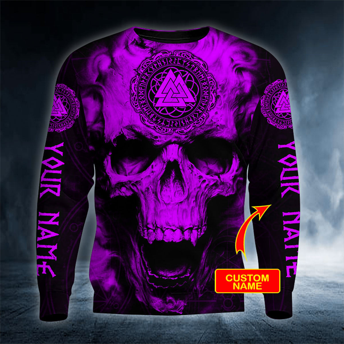 purple-valknut-viking-ghost-skull-personalized-3d-printed-hoodie-84262346