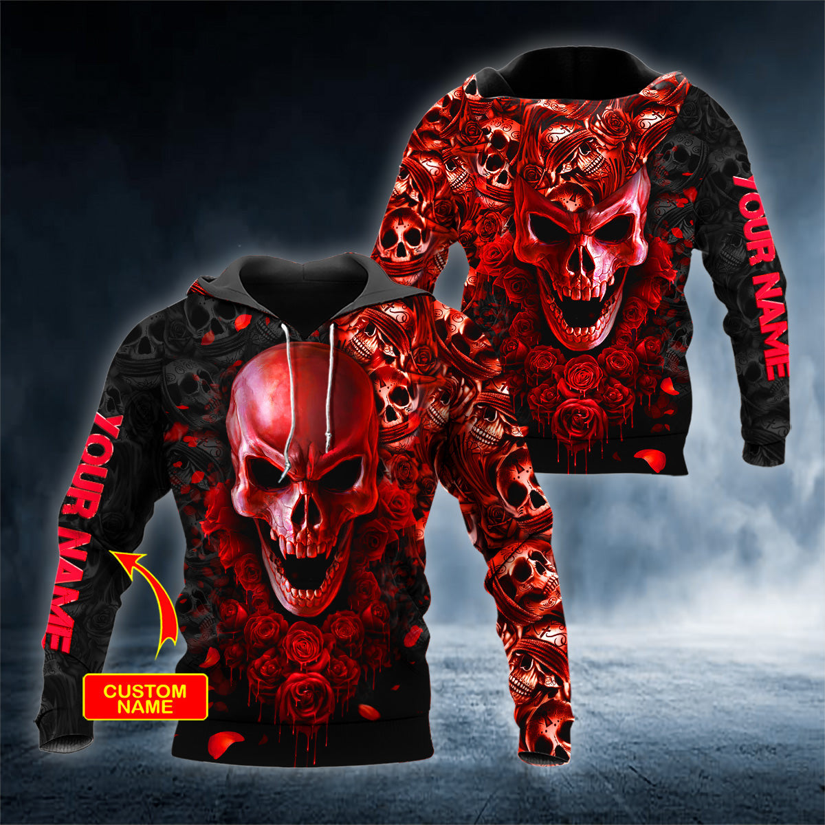 red-roses-see-hear-speak-no-evil-skull-personalized-3d-printed-hoodie-59021922