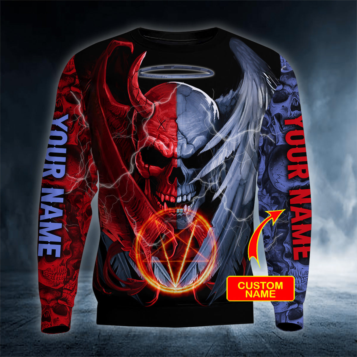 red-blue-angel-devil-heaven-hell-skull-personalized-3d-printed-hoodie-58282517