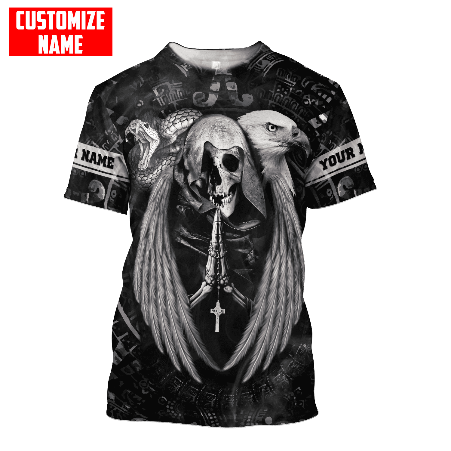 personalized-name-aztec-mexican-skull-3d-all-over-printed-unisex-black-shirts-11925528