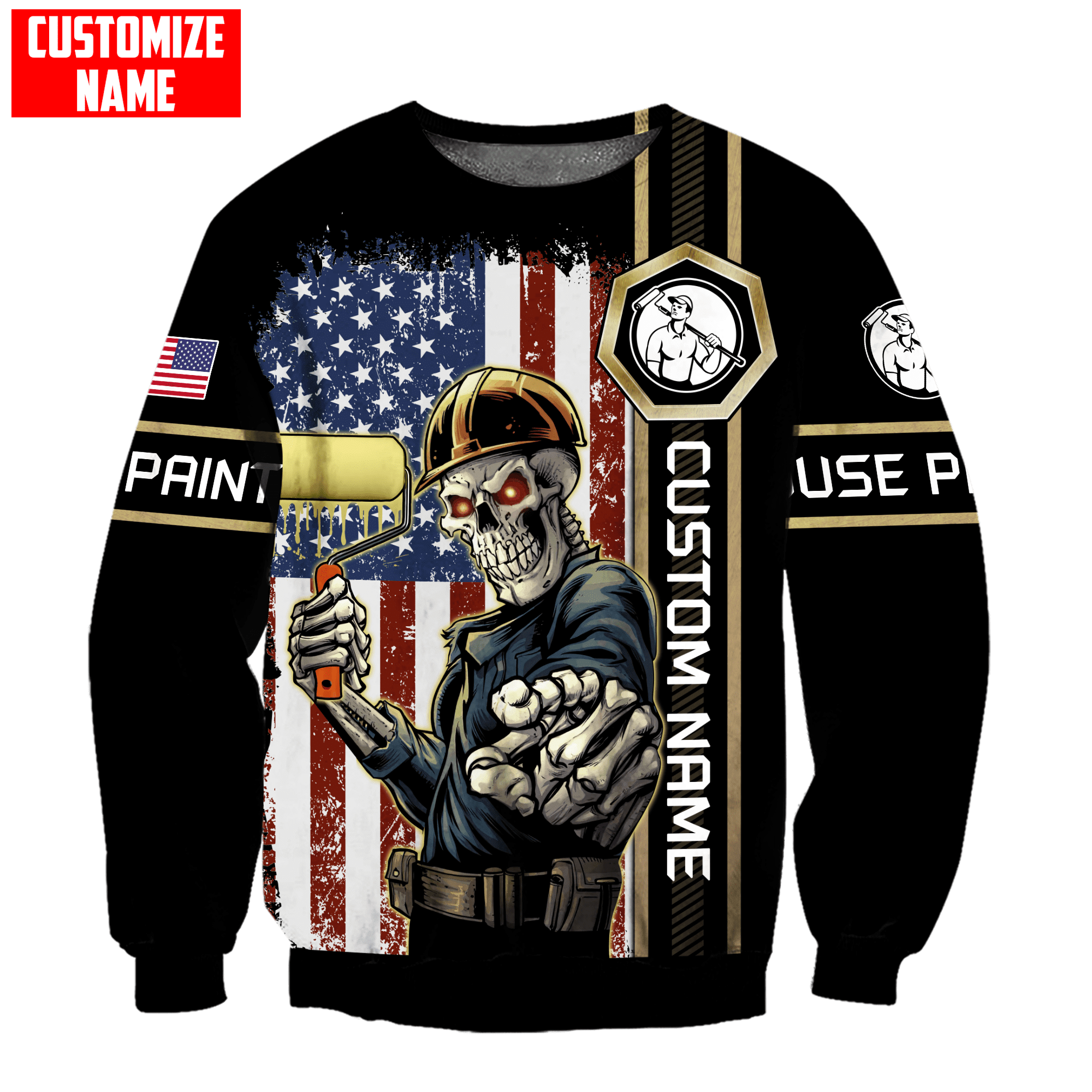 personalized-name-american-painter-all-over-hoodie-3d-skull-86883986