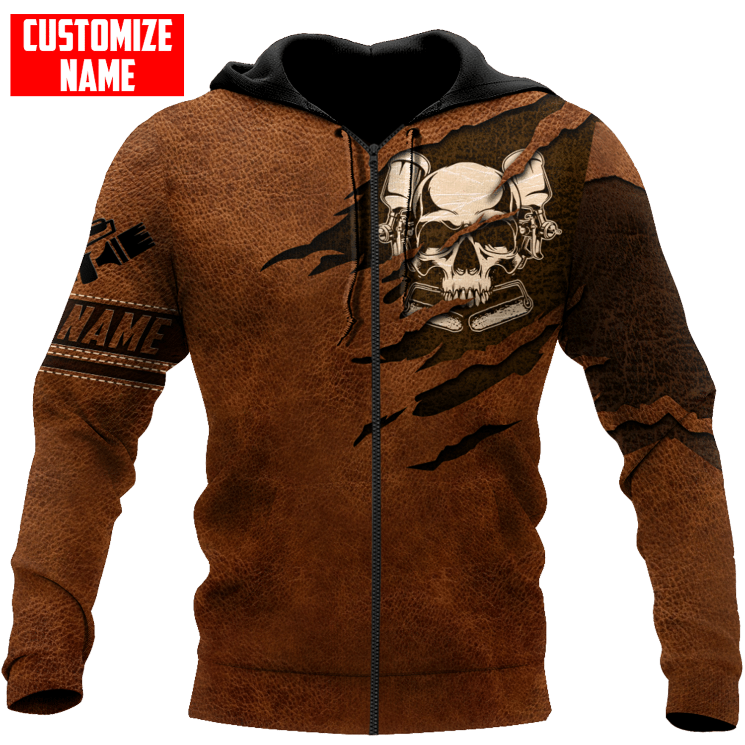 personalized-name-painter-all-over-hoodie-3d-leather-texture-skull-92667843