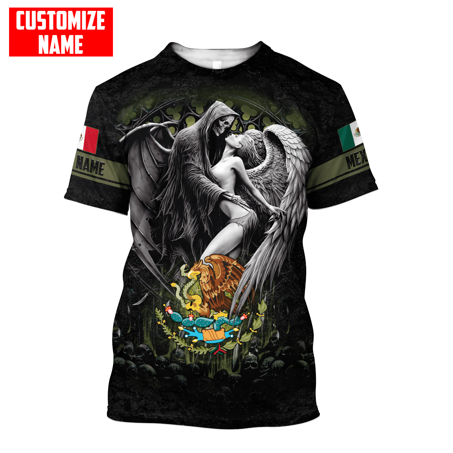 personalized-mexican-skull-demon-and-angel-3d-all-over-printed-shirts-69559554