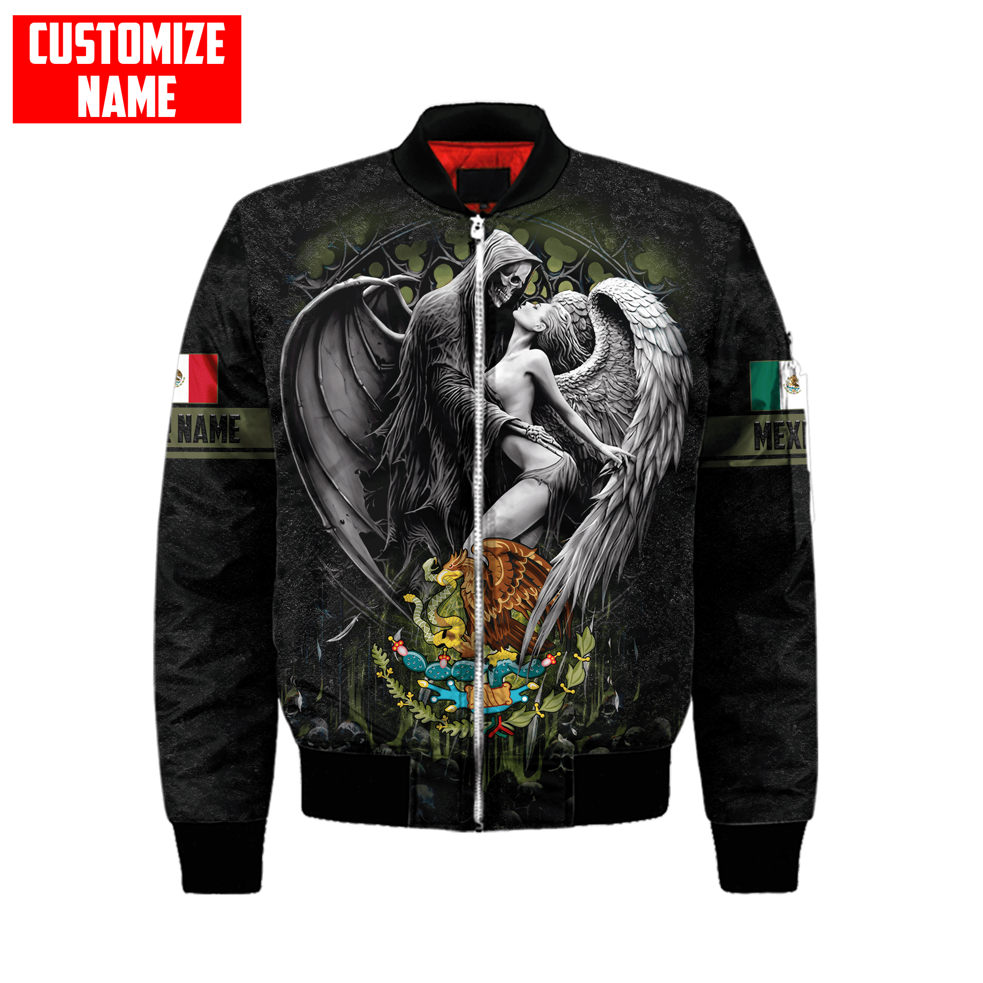 personalized-mexican-skull-demon-and-angel-3d-all-over-printed-shirts-69559554