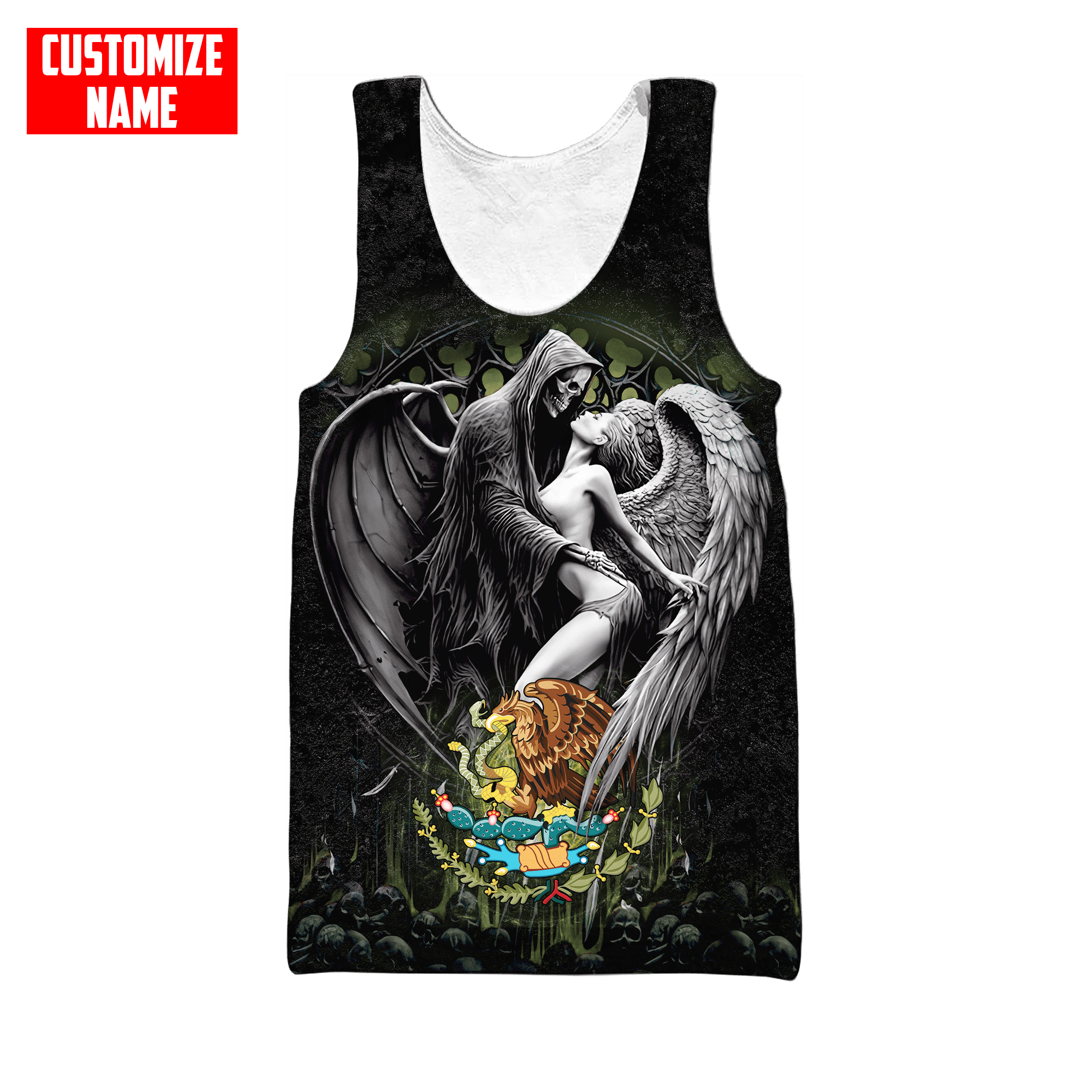 personalized-mexican-skull-demon-and-angel-3d-all-over-printed-shirts-69559554