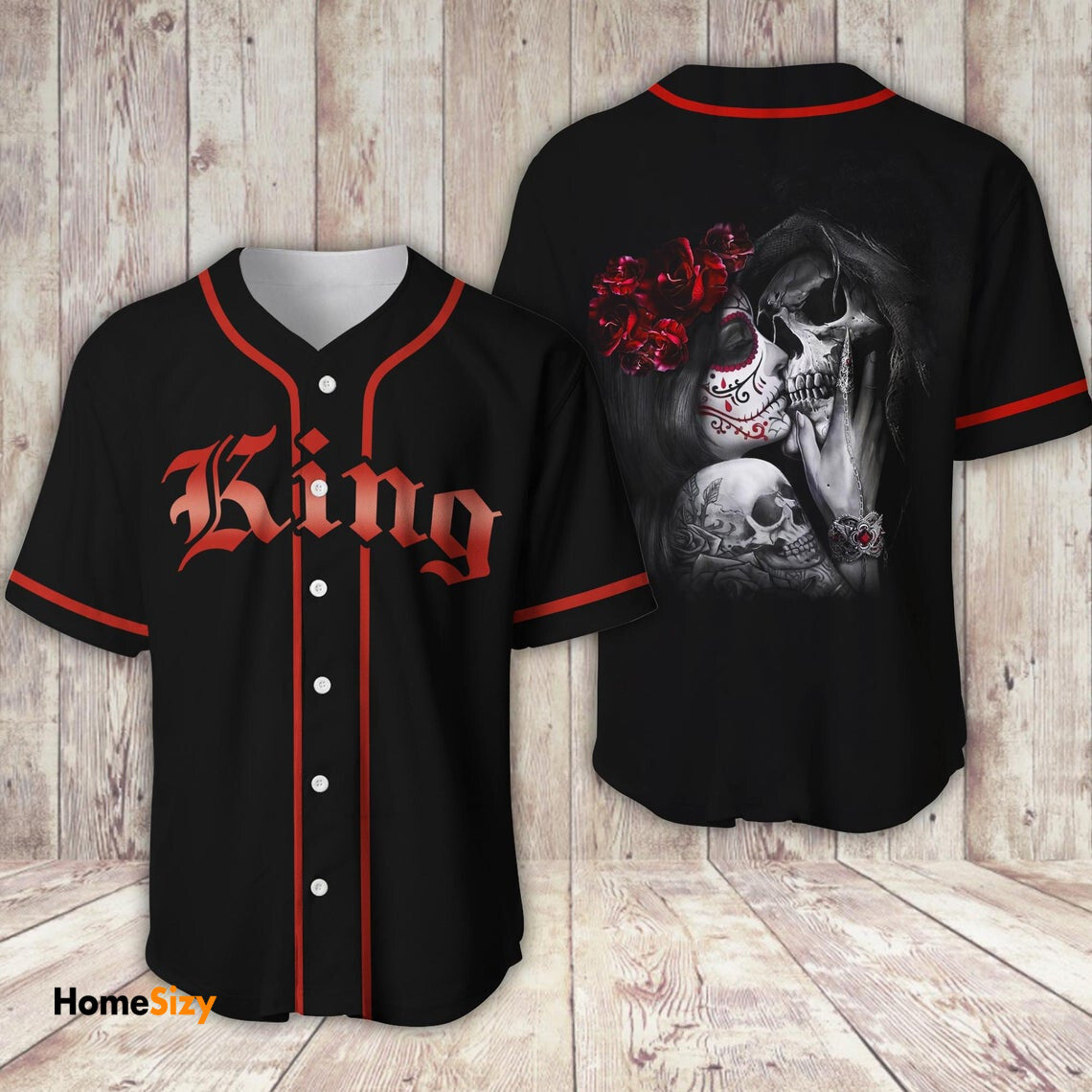 tattoo-king-and-queen-skull-couple-baseball-tee-jersey-shirt-printed-3d