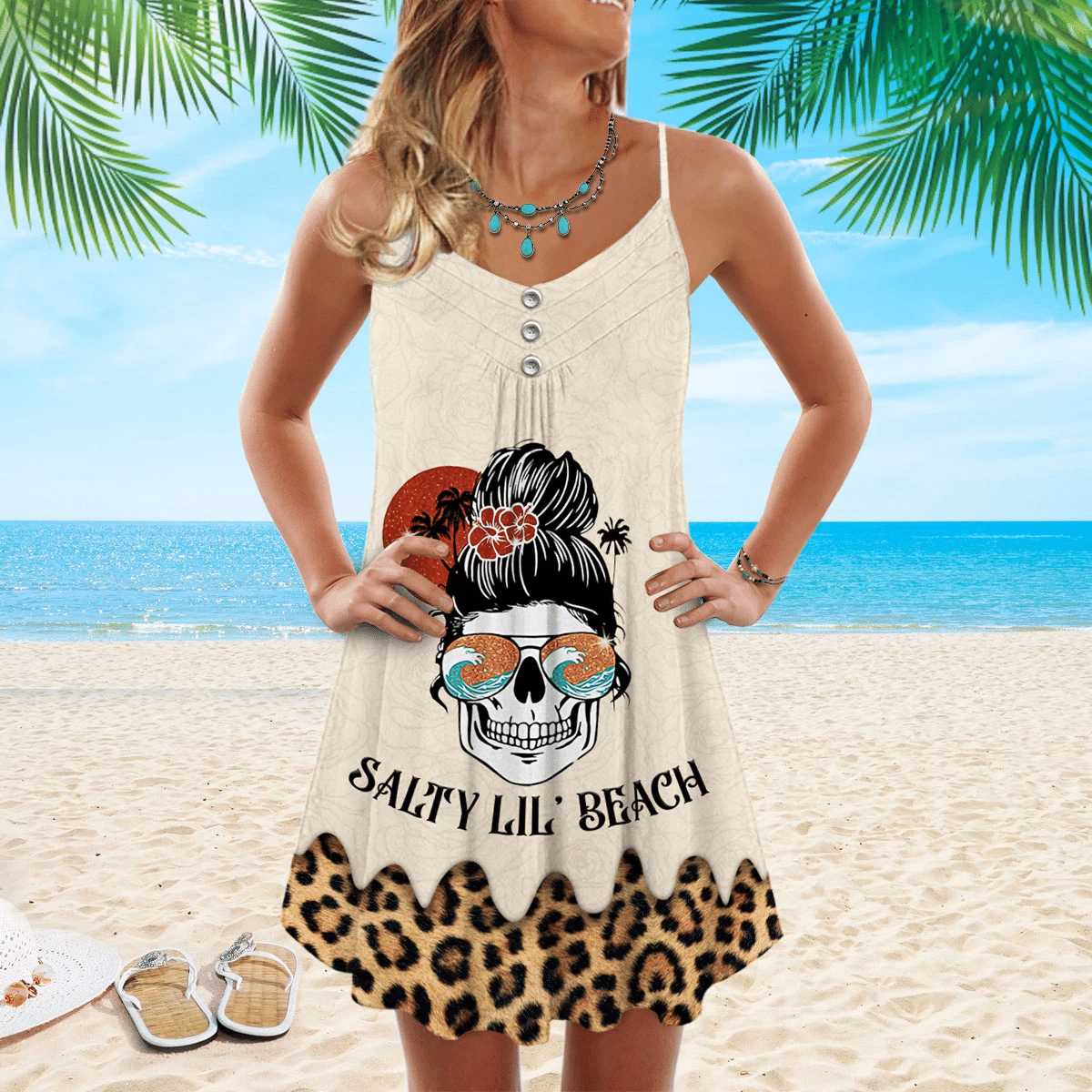 skull-beach-sleeveless-spaghetti-strap-summer-dress-printed-3d-best-mothers-day-gifts-ideas-for-mom