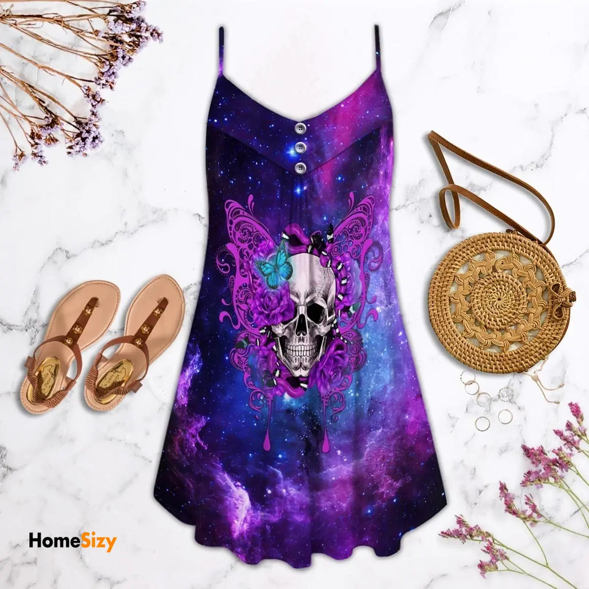 skull-butterfly-sleeveless-spaghetti-strap-summer-dress-printed-3d-best-mothers-day-gifts-ideas-for-mom