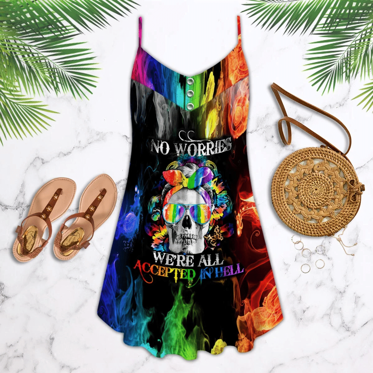 skull-lgbt-sleeveless-spaghetti-strap-summer-dress-printed-3d-best-mothers-day-gifts-ideas-for-mom