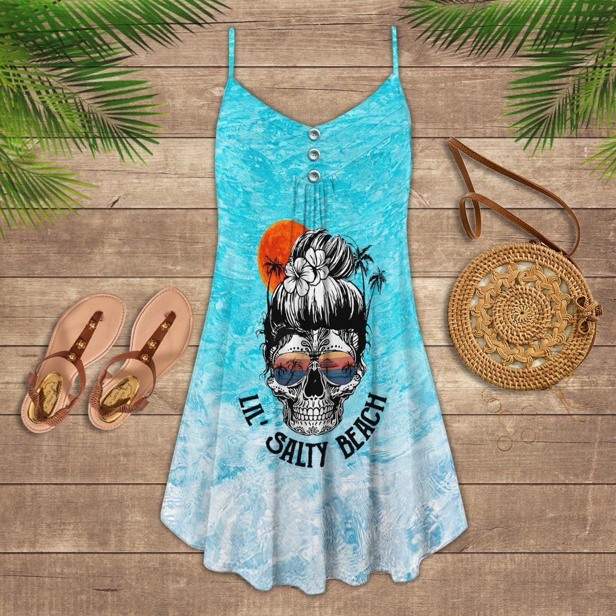 skull-beach-sleeveless-spaghetti-strap-summer-dress-printed-3d-best-mothers-day-gifts-ideas-for-mom