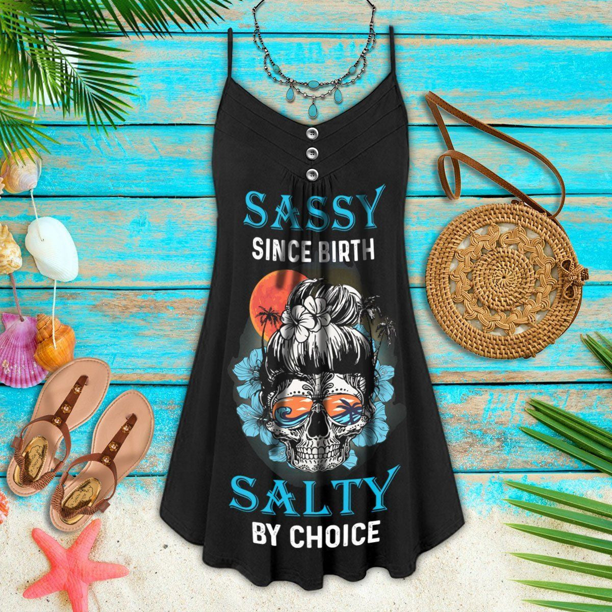 sassy-skull-sleeveless-spaghetti-strap-summer-dress-printed-3d-best-mothers-day-gifts-ideas-for-mom