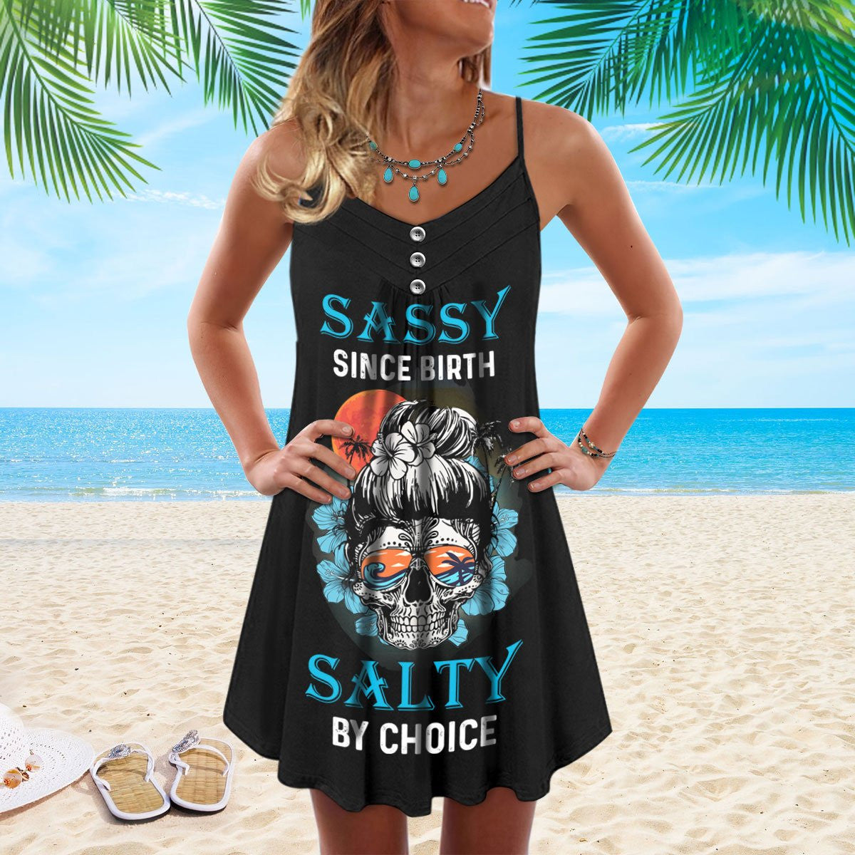 sassy-skull-sleeveless-spaghetti-strap-summer-dress-printed-3d-best-mothers-day-gifts-ideas-for-mom