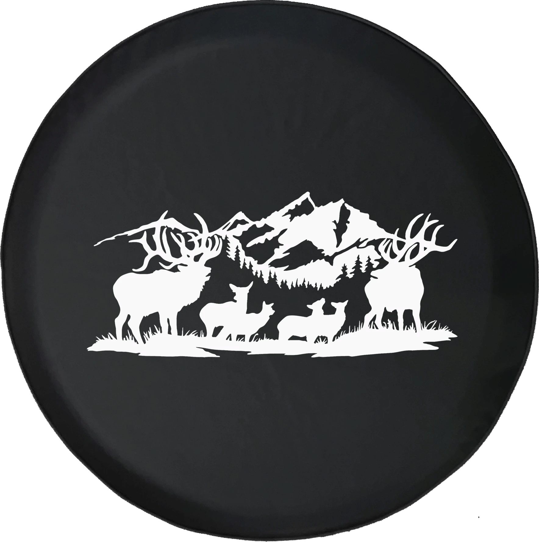 wildlife-scene-deer-hunting-offroad-ornamental-on-black-spare-tire-cover-jeep-tire-covers