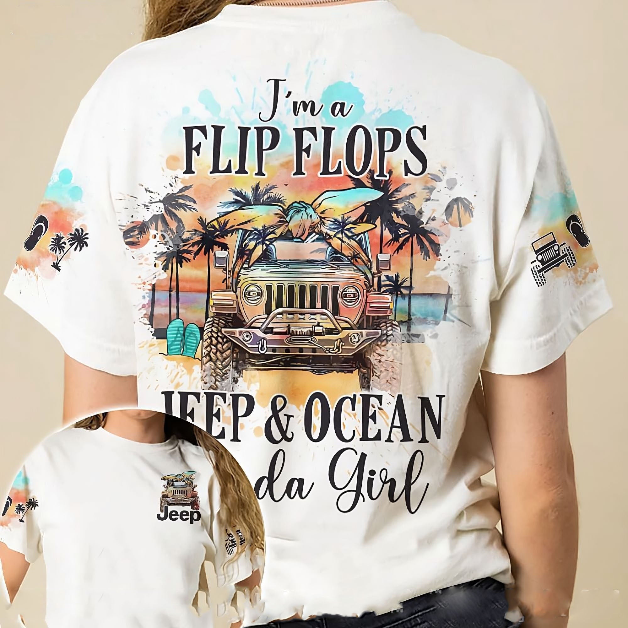 im-a-flip-flops-jeep-ocean-painting-messy-bun-all-over-print-t-shirt