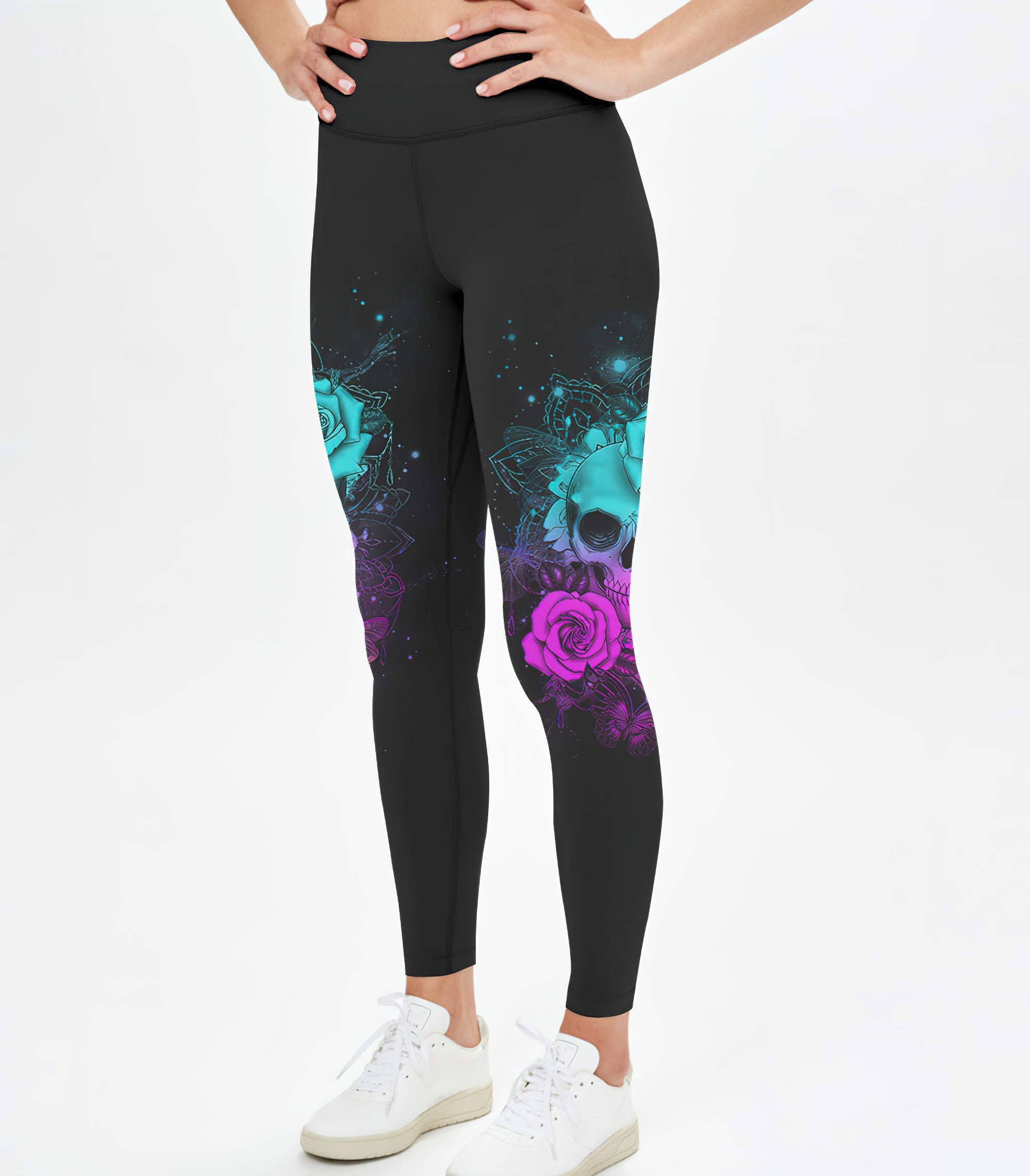 im-cute-as-hell-skull-rose-all-over-print-1-leggings