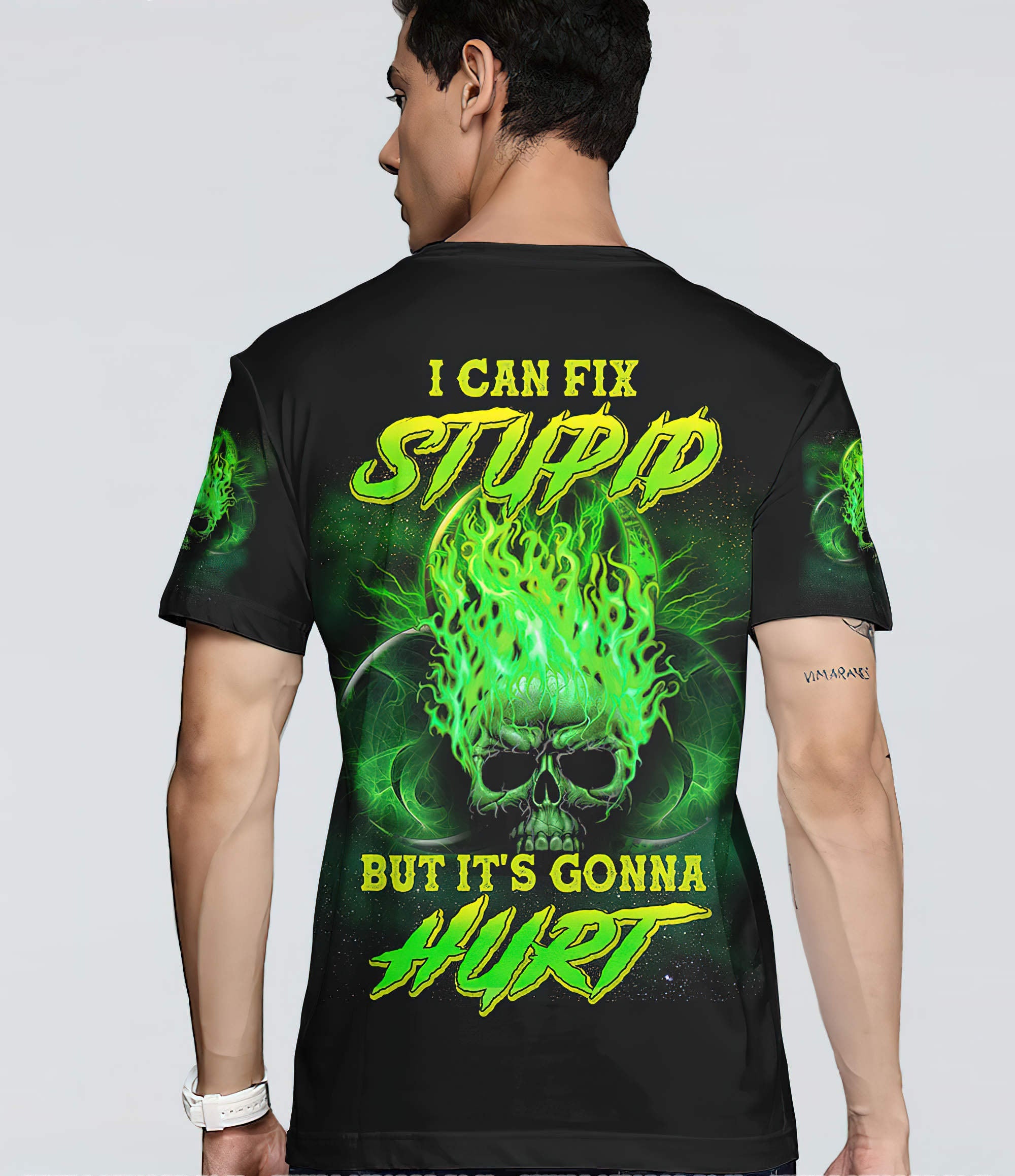 i-can-fix-stupid-fire-skull-all-over-print-t-shirt