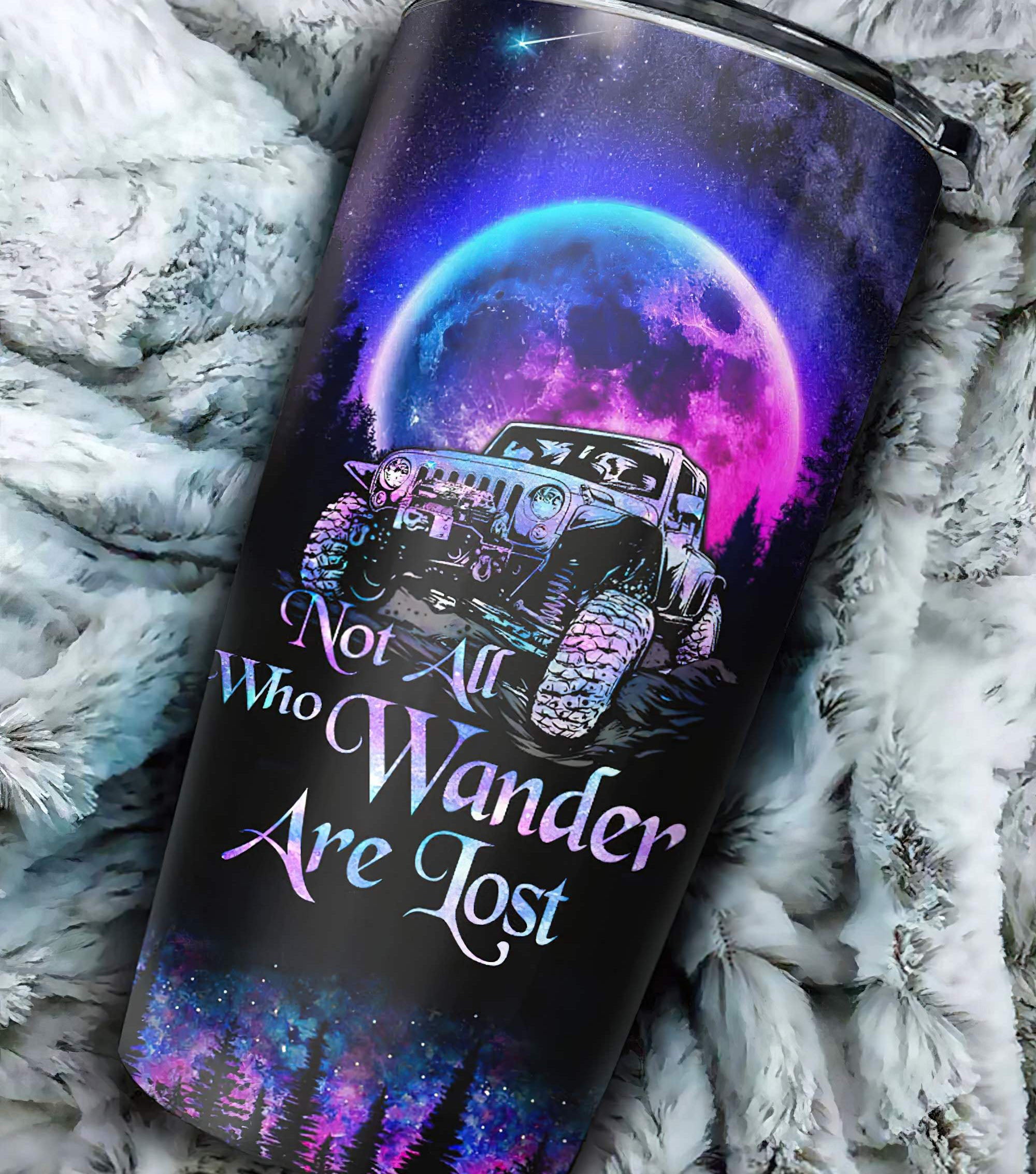 not-all-who-wander-are-lost-purple-moon-tumbler