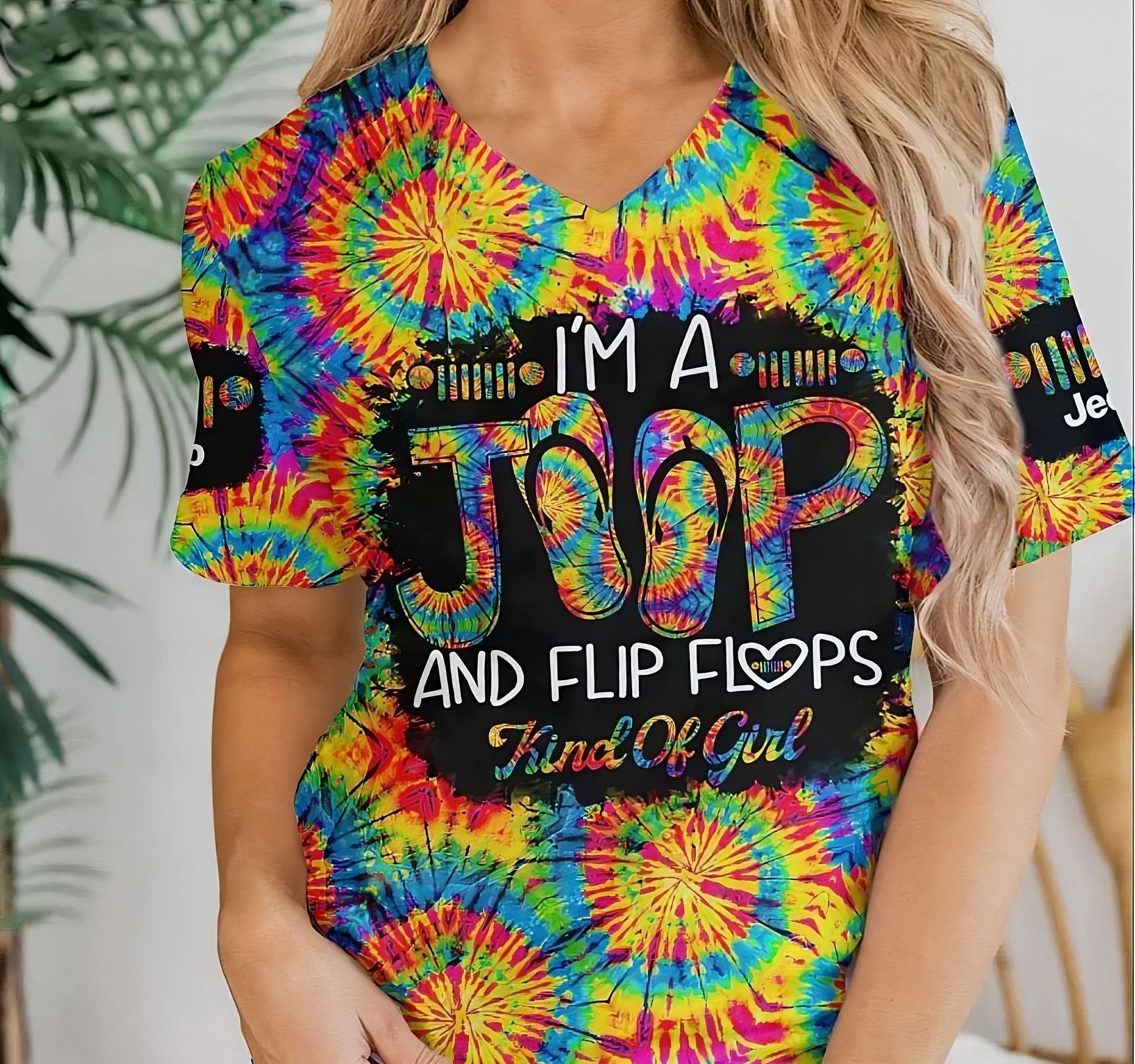 jeep-and-flip-flops-kind-of-girl-tie-dye-all-over-print-t-shirt