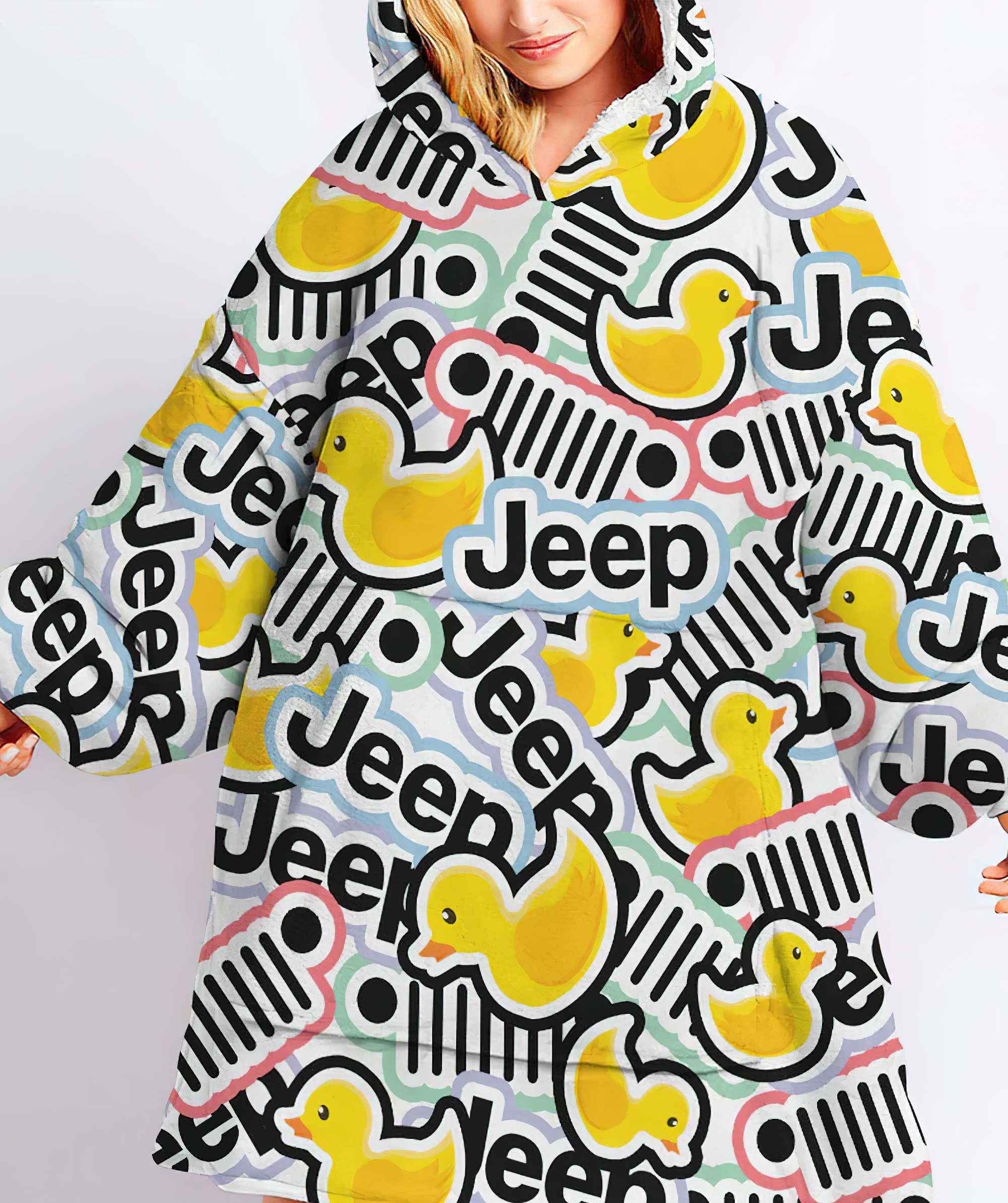 jeep-duck-sherpa-blanket-hoodie