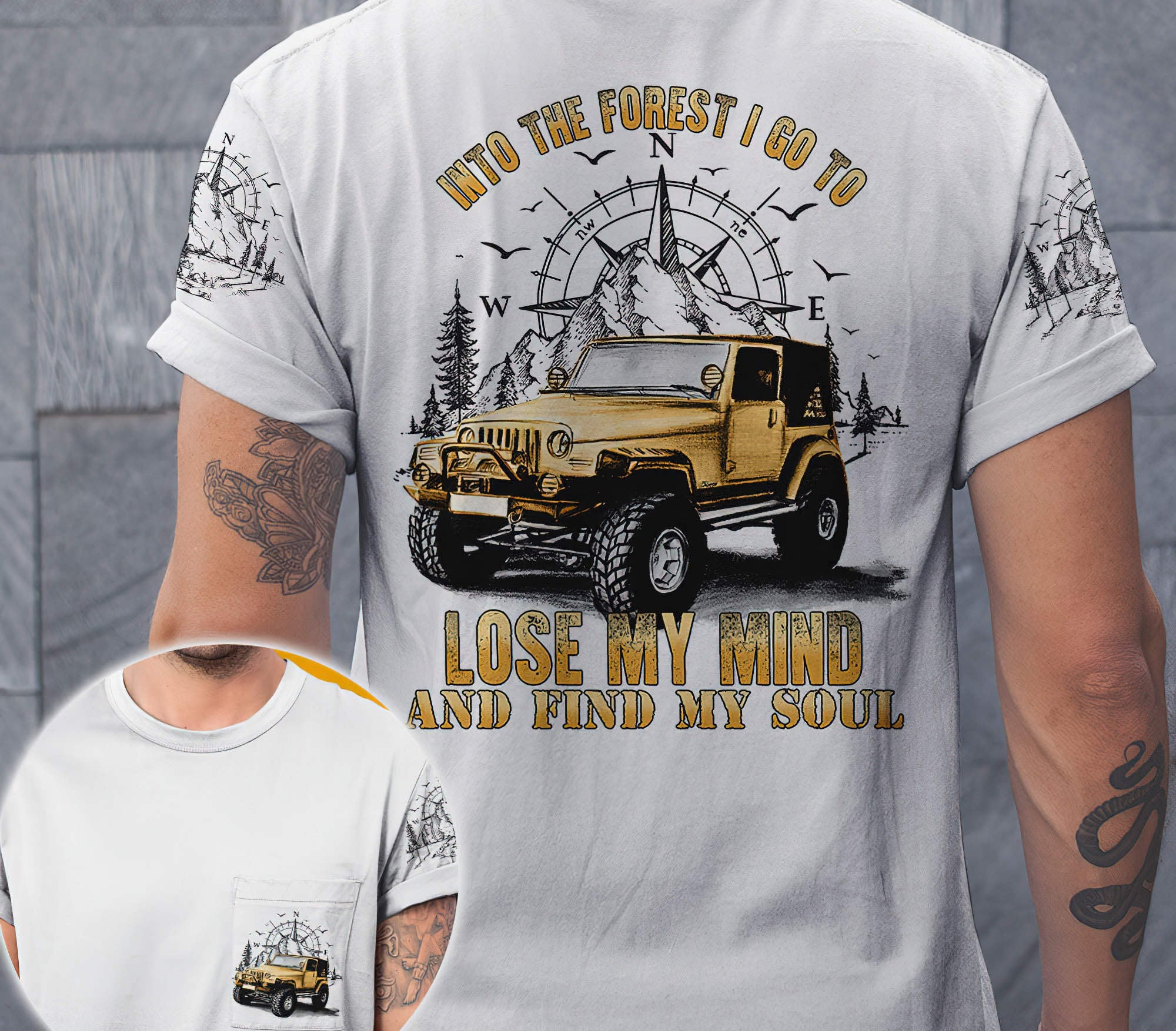 find-my-soul-jeep-t-shirt