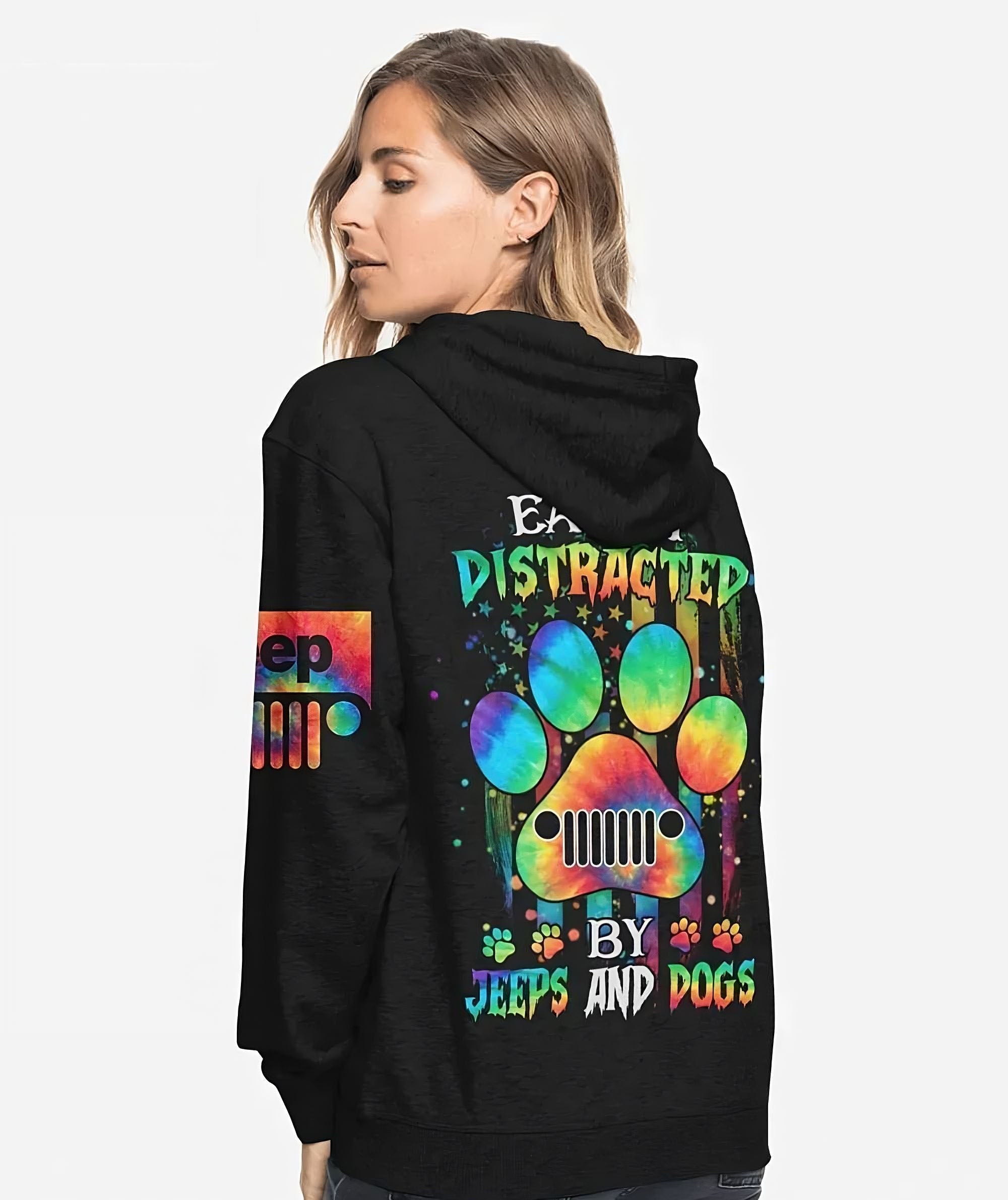 easily-distracted-by-jeeps-and-dogs-all-over-print-hoodie