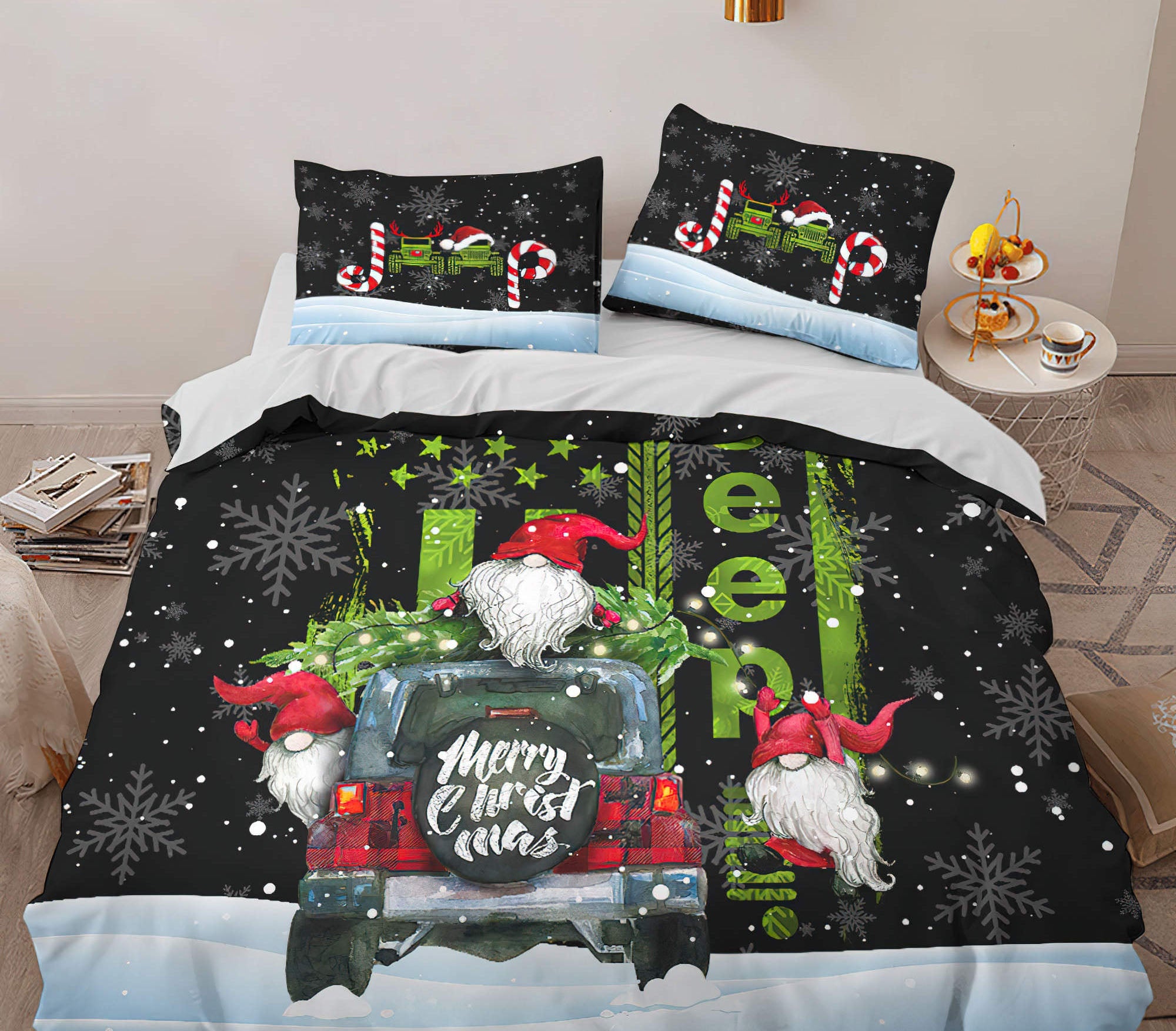 jeep-gn-xmas-flag-bedding-set