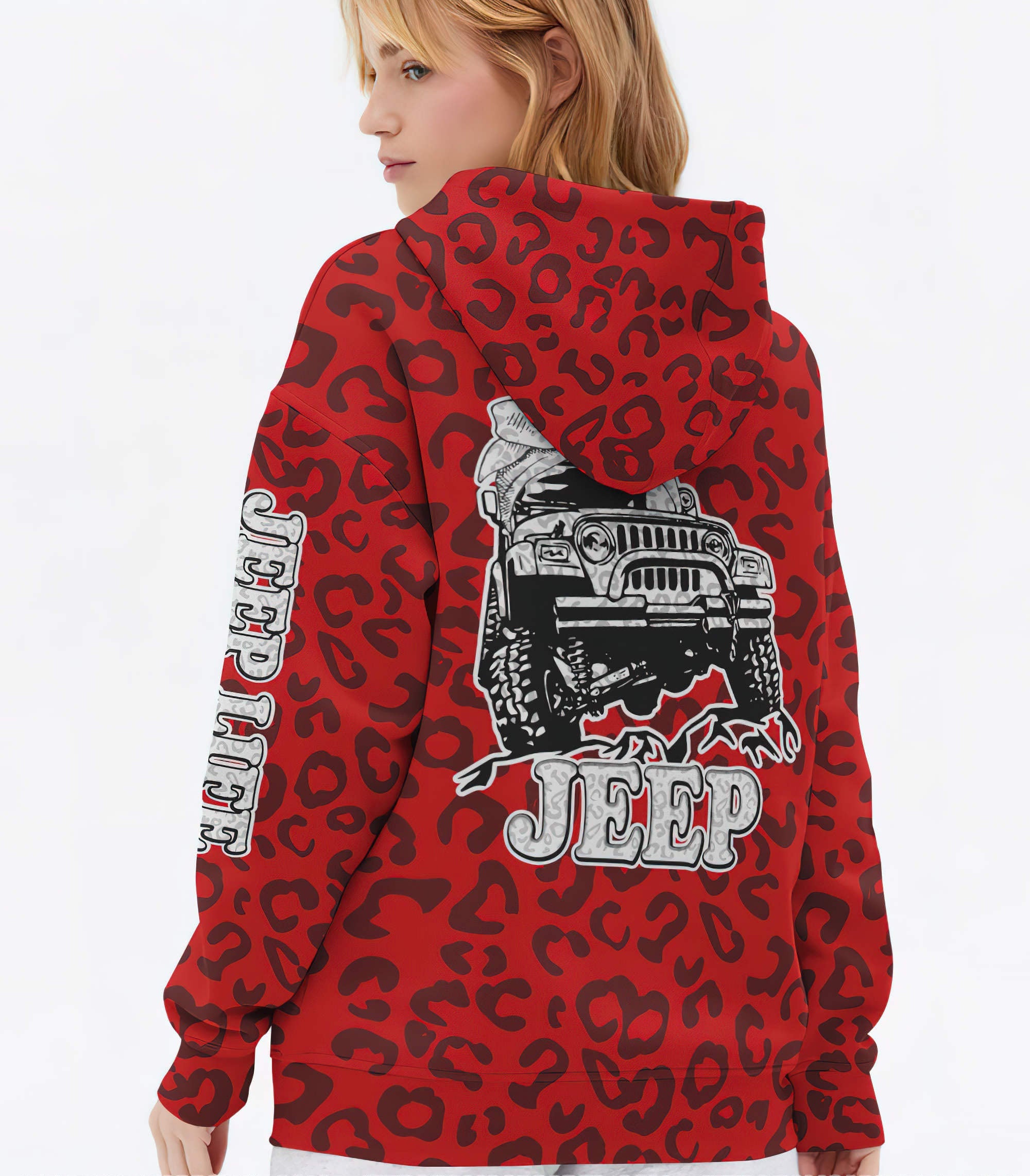 jeep-girl-leopard-red-hoodie